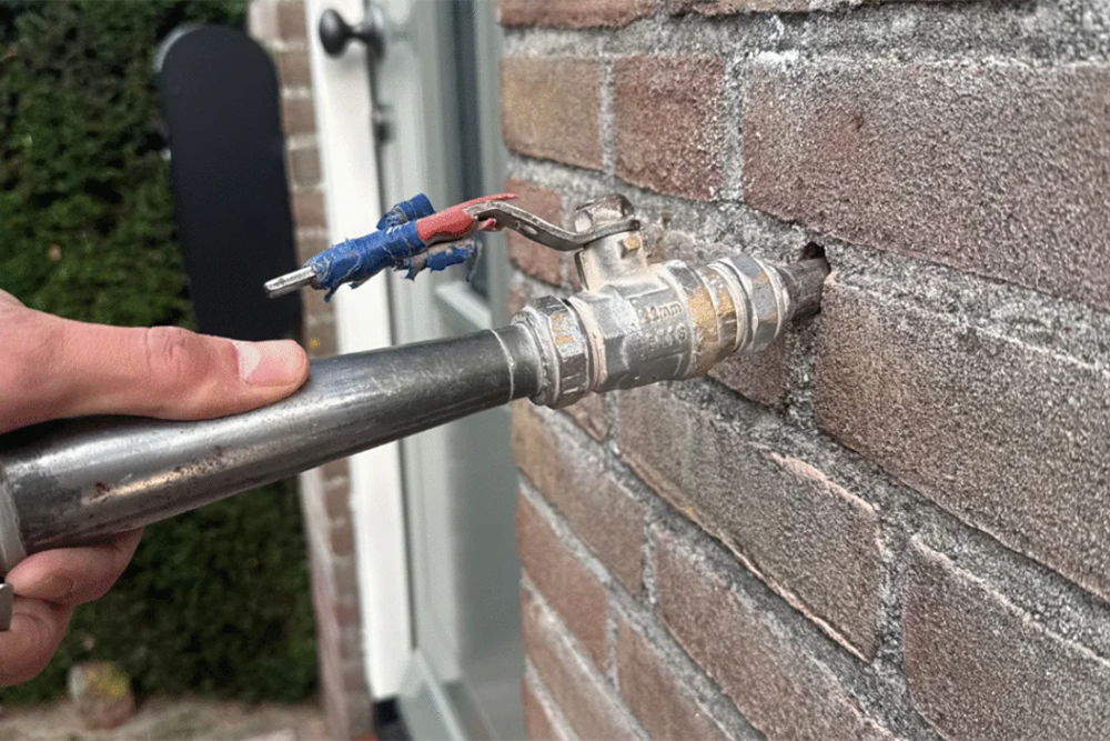 Spouwmuurisolatie Wordt Aangebracht